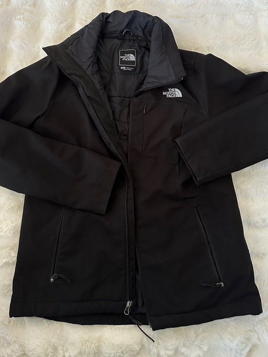 The North Face Jackets & Blazers - The North Face Black Softshell Jacket with Quilted Inner